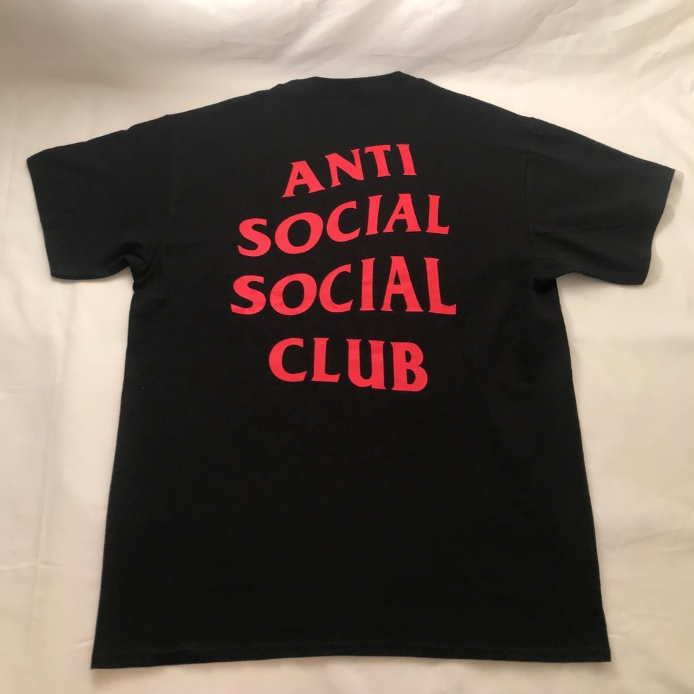 Anti Social Social Club China Flag Logo Tee Medium